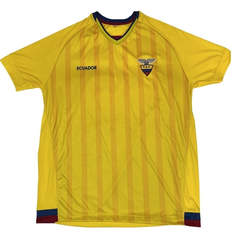 FEF Ecuador National Soccer / Fútbol Jersey Size Mens L